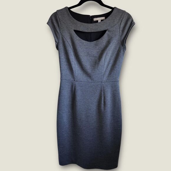 Banana‎ Republic Cap Sleeve Cutout Sheath Dress | Size 0 - Picture 3 of 5